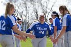 Softball vs JWU  Wheaton College Softball vs Johnson & Wales University. - Photo By: KEITH NORDSTROM : Wheaton, Softball, JWU